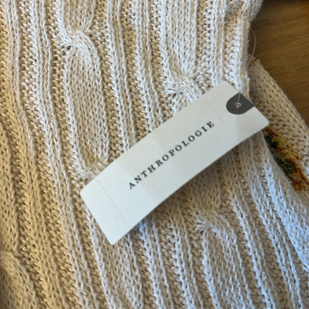 ANTHROPOLOGIE PILCRO cableknit cocoon cardigan - Picture 9 of 10